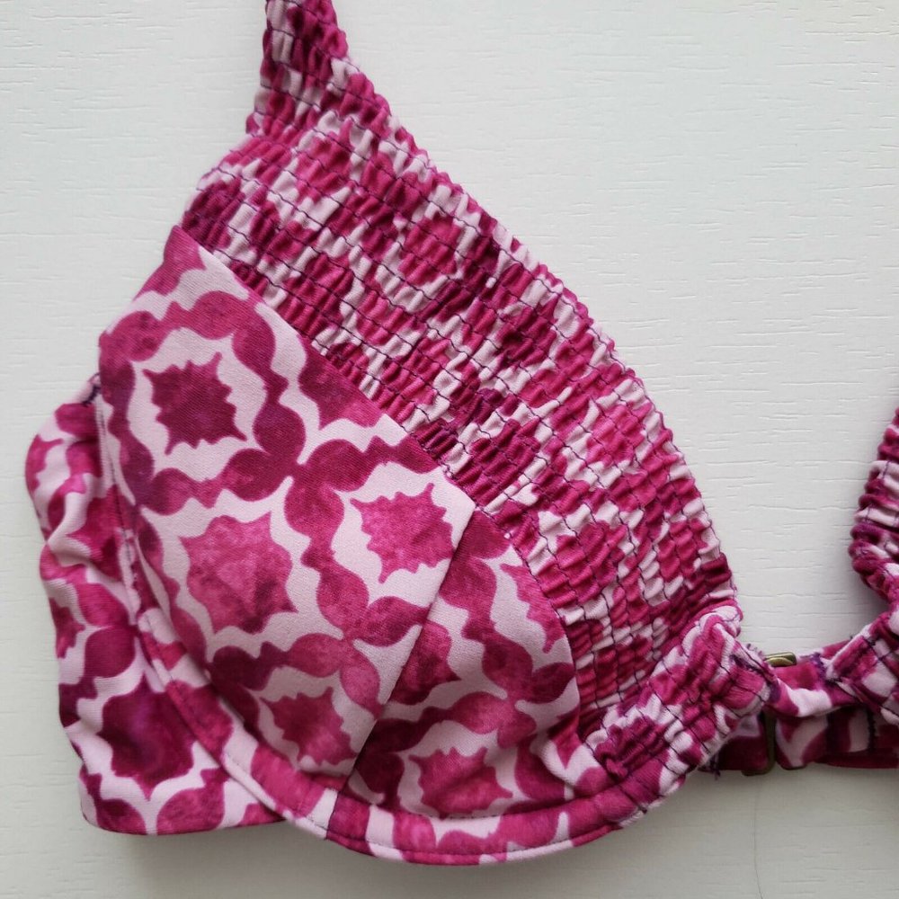 Tori Praver NWT Eggplant Triangle Bikini Top S - Picture 7 of 8